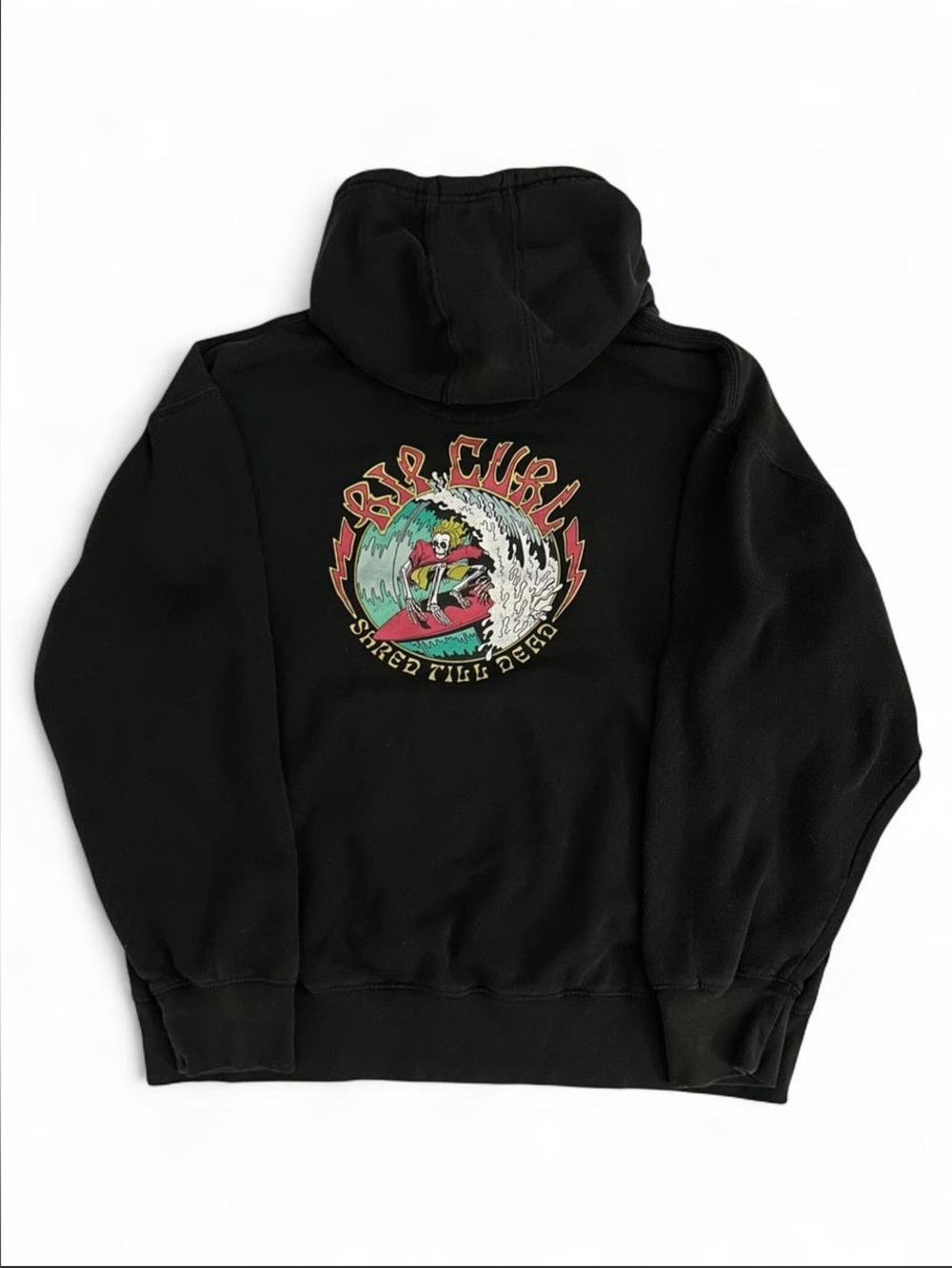 Rip Curl shred till dead graphic sweatshirt